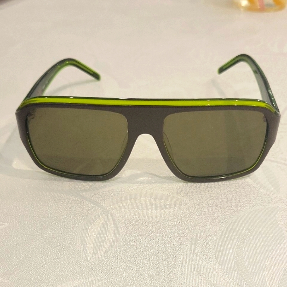 Lacoste Green and Brown Sunglasses - Picture 2 of 6